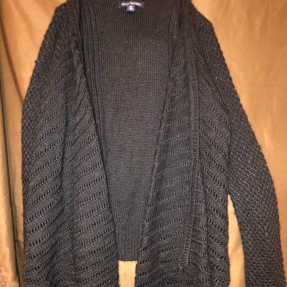 American Eagle Womens Crochet Cardigan